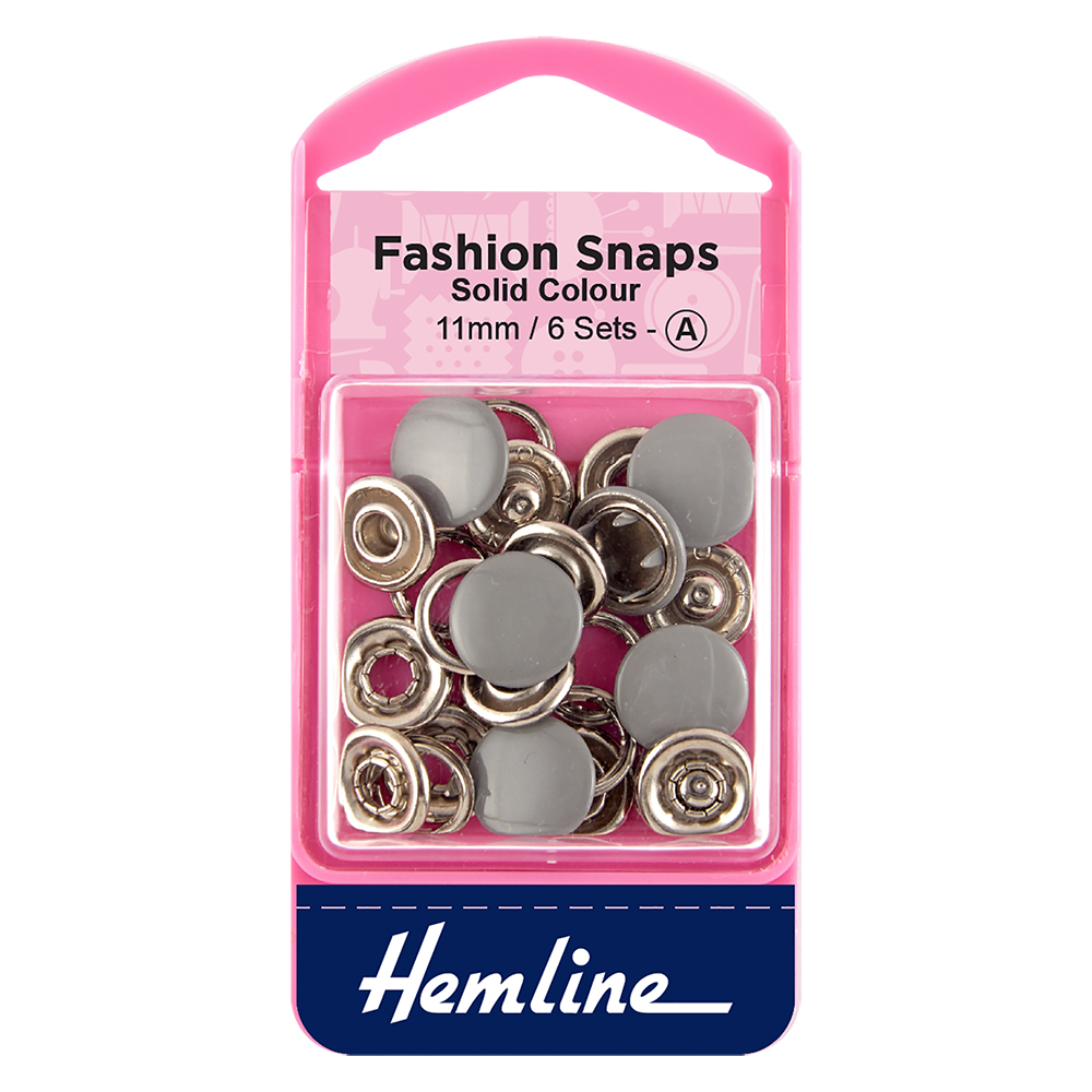 Hemline Snap Fasteners 13mm 6 Pack