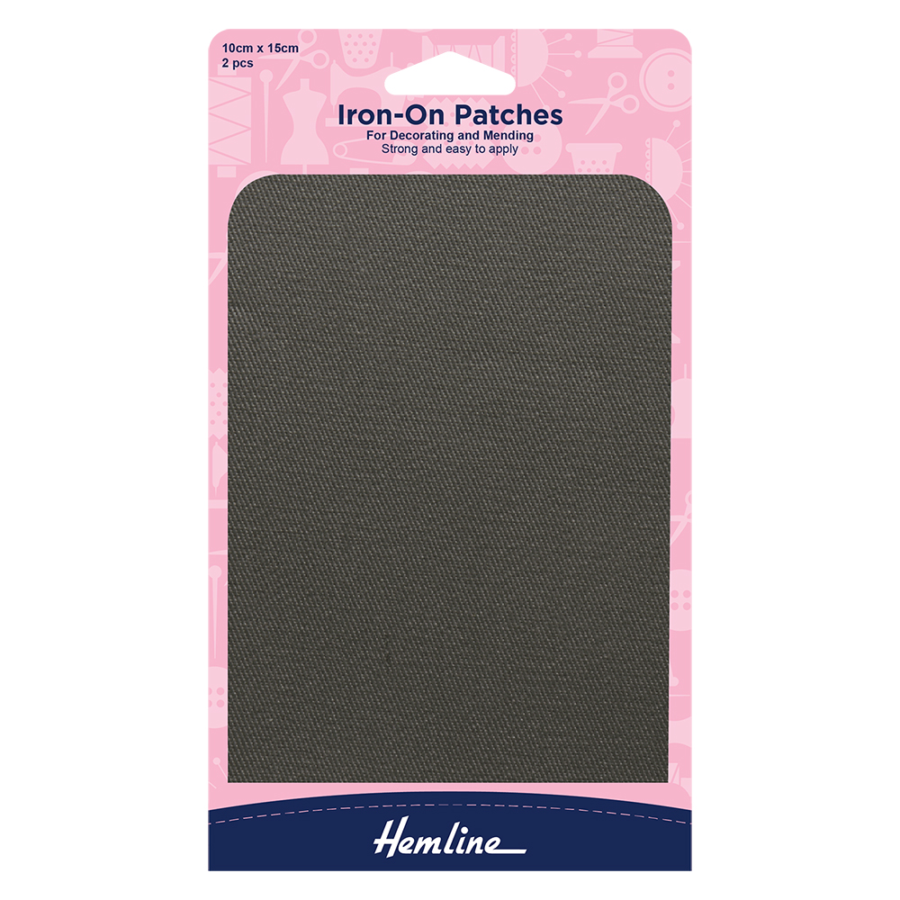 Hemline Iron-On Denim Patches 9 Pack